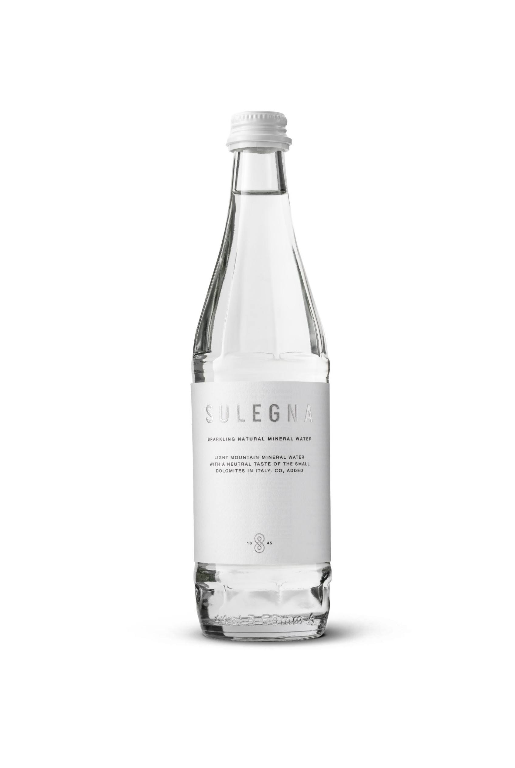 SULEGNA Sparkling 44 cl bottle on white with a silver-foil label